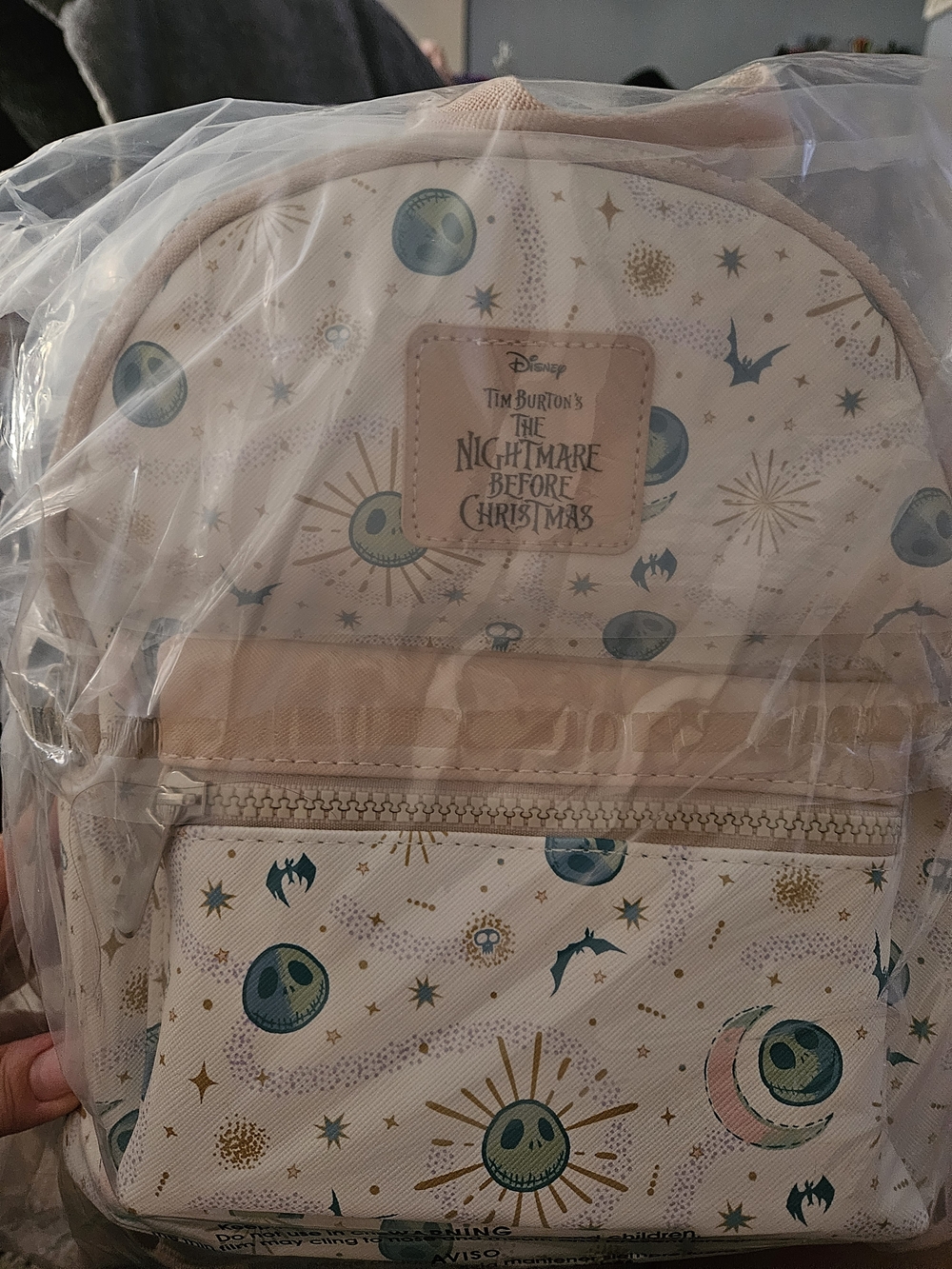 The Nightmare Before Christmas Pink Mini Backpack